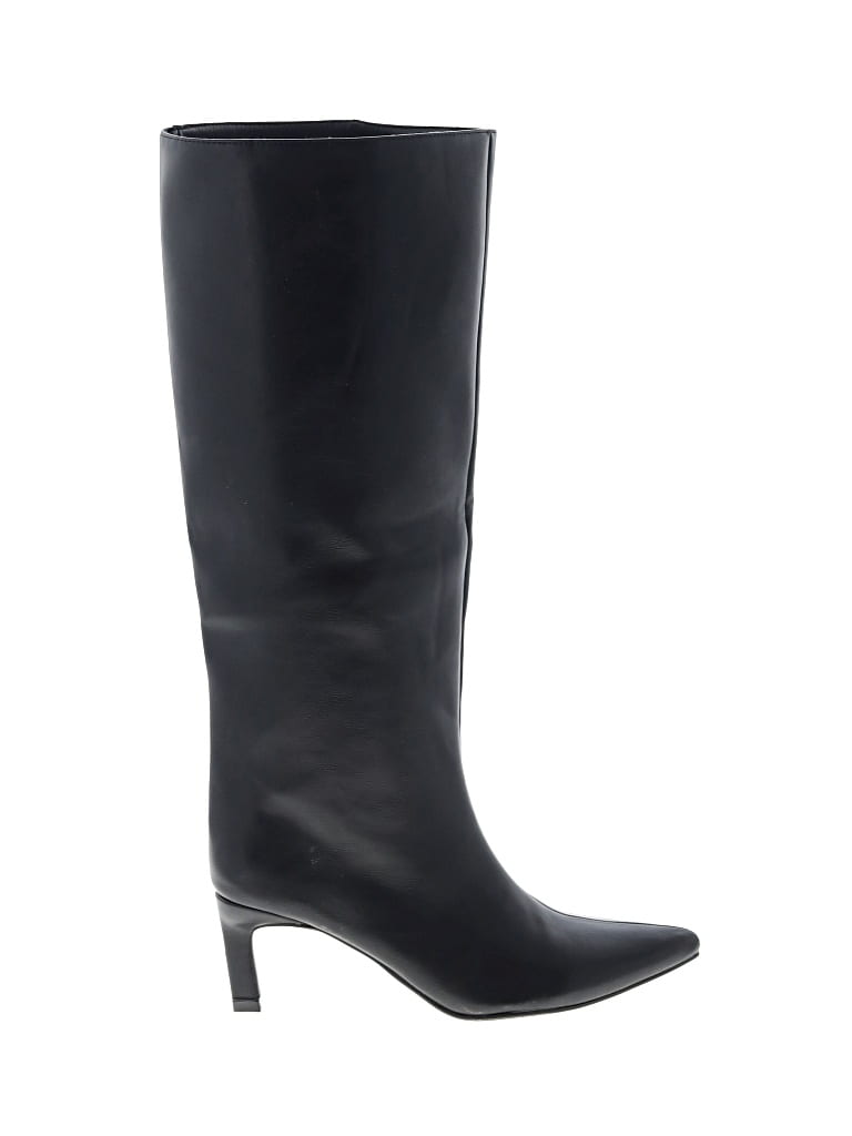 Pre-owned Assorted Brands Boots In Black