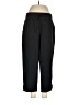 Apana Solid Black Casual Pants Size M - photo 1