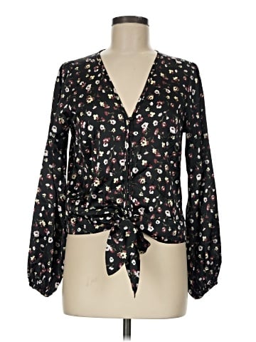 Abercrombie & Fitch Long Sleeve Blouse (view 1)