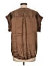 Rails Brown Short Sleeve Blouse Size L - photo 2