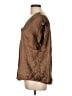 Rails Brown Short Sleeve Blouse Size L - photo 5