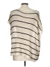 Max Studio Stripes Ivory Poncho Size L - photo 2