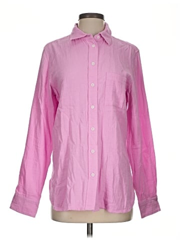 J.Crew Factory Store Long Sleeve Button-Down Shirt (view 1)