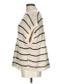 Max Studio Stripes Ivory Poncho Size L - photo 5