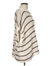 Max Studio Stripes Ivory Poncho Size L - photo 4