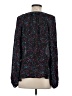 Parker Black Long Sleeve Silk Top Size S - photo 2