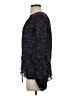 Parker Black Long Sleeve Silk Top Size S - photo 5