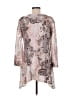 Cal Style 100% Polyester Brown 3/4 Sleeve Blouse Size M - photo 2