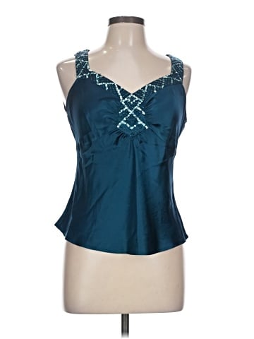 Alfani Sleeveless Silk Top (view 1)