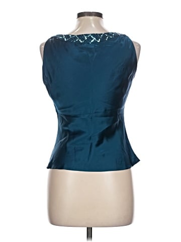 Alfani Sleeveless Silk Top (view 2)
