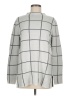 Ann Taylor LOFT 100% Cotton Checkered-gingham Silver Turtleneck Sweater Size M - photo 1