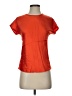 Helmut Lang 100% Viscose Orange Short Sleeve Top Size XS - photo 1