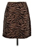 Cache Animal Print Brown Casual Skirt Size 4 - photo 2