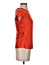 Helmut Lang 100% Viscose Orange Short Sleeve Top Size XS - photo 4