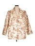 ELOQUII Print Gold Blazer Size 16 Plus - photo 1