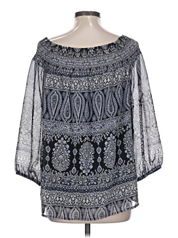 AB Studio 3/4 Sleeve Blouse (view 2)