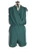 Gilli 100% Polyester Solid Teal Romper Size 1X - photo 2