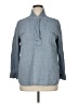 Lou & Grey Blue 3/4 Sleeve Blouse Size XL - photo 1