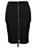 Shein Curve Solid Black Formal Skirt Size XXL - photo 2