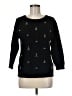 Ann Taylor LOFT Stars Black Pullover Sweater Size M - photo 1