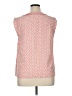 Boden 100% Polyester Pink Sleeveless Blouse Size 14 - photo 2