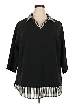 Adrianna Papell 3/4 Sleeve Blouse