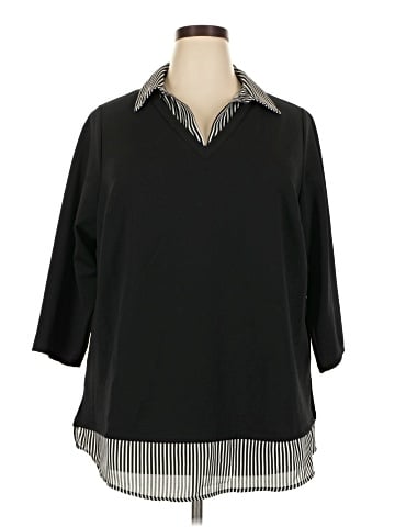 Adrianna Papell 3/4 Sleeve Blouse (view 1)
