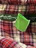 Eddie Bauer Checkered-gingham Burgundy Long Sleeve Button-Down Shirt Size M - photo 7