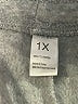 Just Be... 100% Polyester Gray Sweatpants Size 1X - photo 4