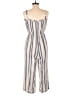 Lily Rose Stripes Ivory Jumpsuit Size M - photo 2