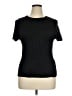Fashion Black Short Sleeve Top Size XL - photo 1