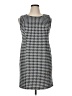 metaphor Houndstooth Gray Casual Dress Size XL - photo 1