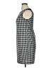 metaphor Houndstooth Gray Casual Dress Size XL - photo 5