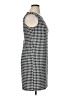 metaphor Houndstooth Gray Casual Dress Size XL - photo 4
