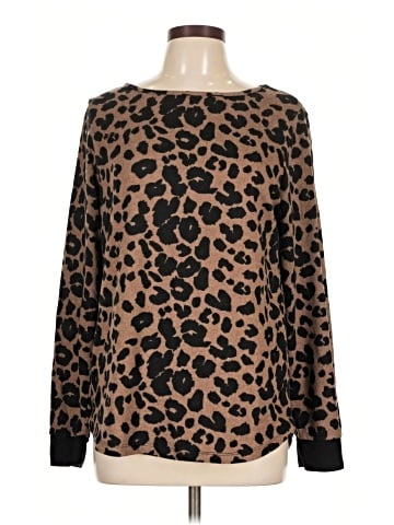 Pink Clover Pullover Sweater (view 1)