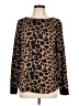 Pink Clover Animal Print Brown Pullover Sweater Size L (estimated) - photo 1