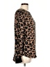 Pink Clover Animal Print Brown Pullover Sweater Size L (estimated) - photo 4