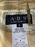 ABS Allen Schwartz 100% Acetate Metallic Gold Jacket Size 8 - photo 6
