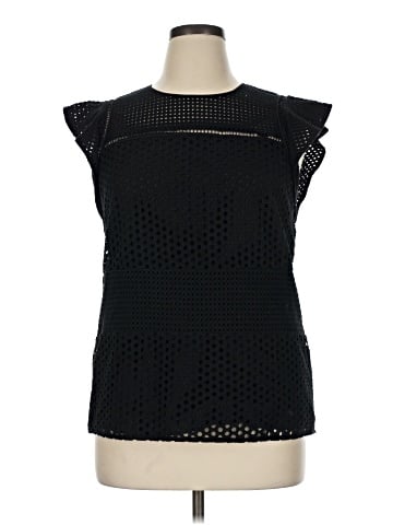 MICHAEL Michael Kors Short Sleeve Blouse (view 1)