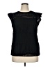 MICHAEL Michael Kors 100% Baumwolle Black Short Sleeve Blouse Size XL - photo 1
