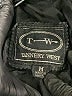Tannery West 100% Leather Black Leather Jacket Size M - photo 6