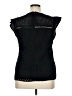 MICHAEL Michael Kors 100% Baumwolle Black Short Sleeve Blouse Size XL - photo 2
