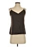 L'Agence 100% Silk Brown Sleeveless Silk Top Size S - photo 1