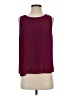 Massimo Dutti Burgundy Sleeveless Blouse Size XS - photo 1