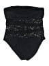 Mossimo Stars Black One Piece Swimsuit Size XL - photo 2