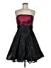 Theia Graphic Black Cocktail Dress Size 8 - photo 1