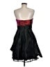Theia Graphic Black Cocktail Dress Size 8 - photo 2