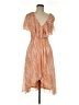 ASOS 100% Polyester Orange Cocktail Dress Size 8 - photo 1