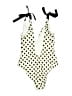 Zimmermann Polka Dots Ivory One Piece Swimsuit Size 8 (2) - photo 2