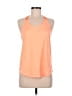 Nike 100% Polyester Orange Active Tank Size M - photo 1